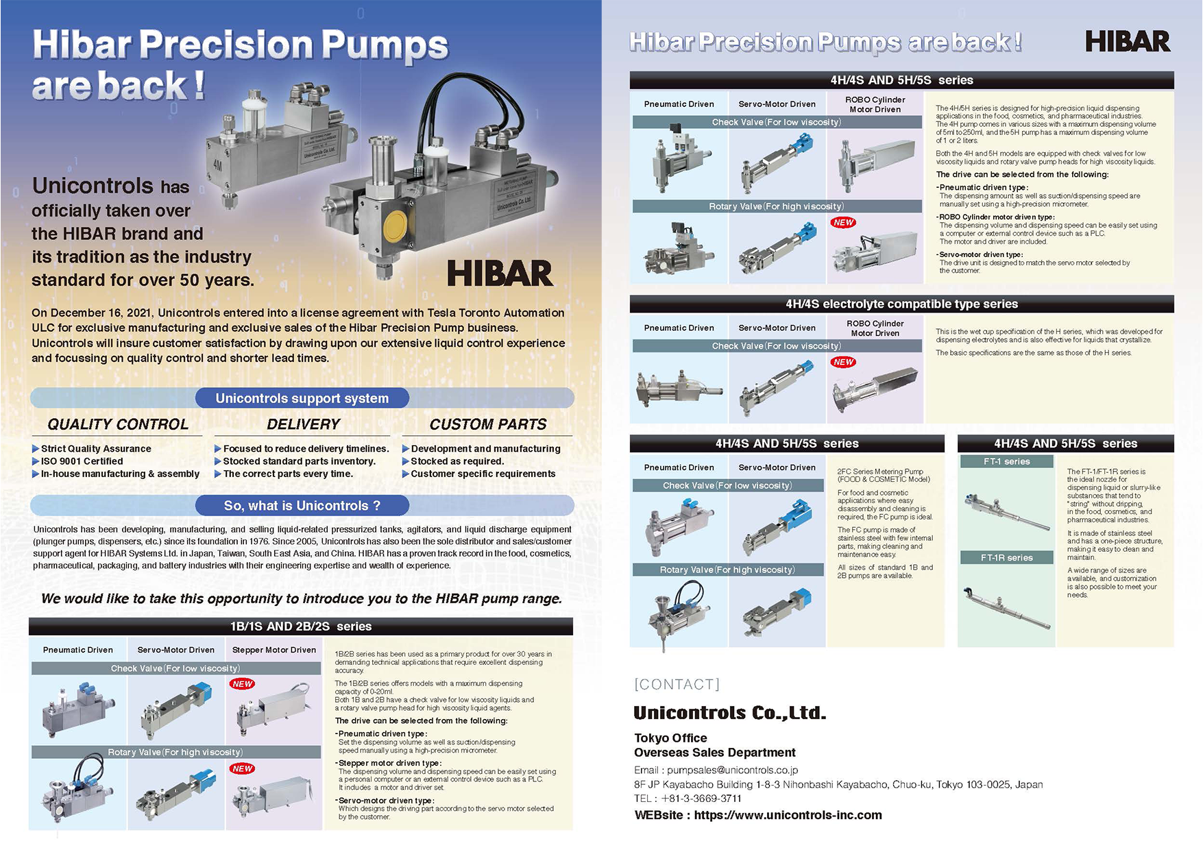 Hibar Pumps flyer